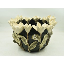 CACHEPOT GARRAFÃO DE MAGNÓLIA 44L x 47C x 34A
