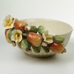 BOWL VIRGÍNIA M DE CAJU COM HIBÍSCO 40D x 23A