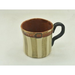 CANECA ESTILO ANTIGA LISA COM LISTRA 8L x 11,5C x 7A
