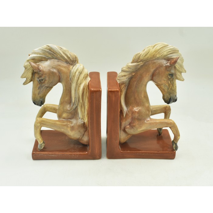 PORTA LIVROS DE CAVALO 10,5L x 16C x 23A